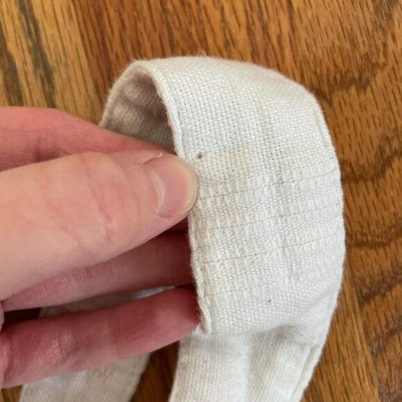 FREE PEOPLE Keep It Simple Mini Dress White Button Low Back Cotton Linen Summer - Picture 16 of 16